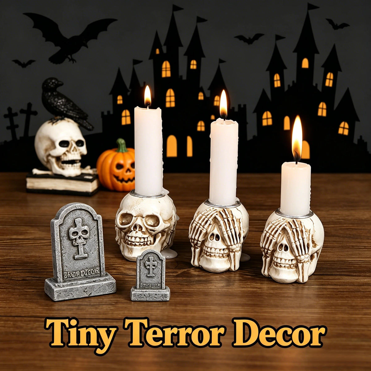 Skull Candleholder
