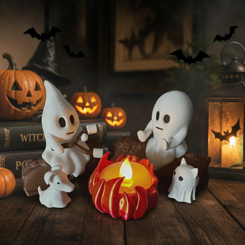 Ghost Campfire Set Halloween
